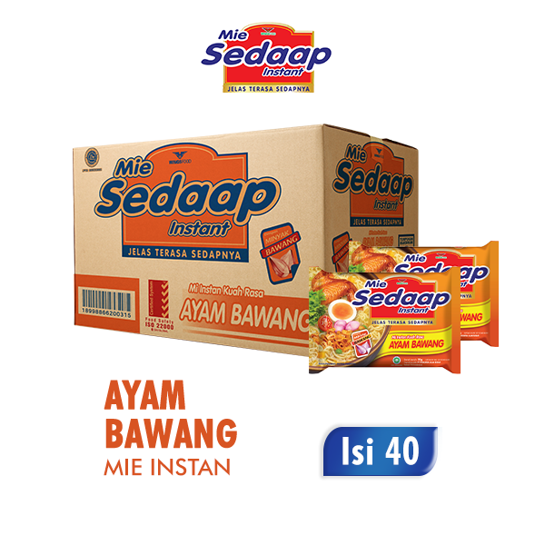 MIE SEDAAP KUAH RS AYAM BWG 1 DUS