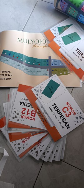 Banner dan Nomer Kaveling Mulyojoyo Residence