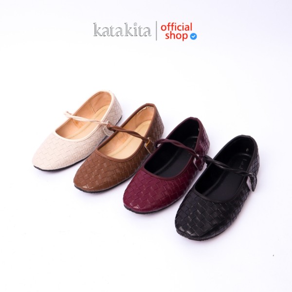 Katakita_Valen Flatshoes Korea Black