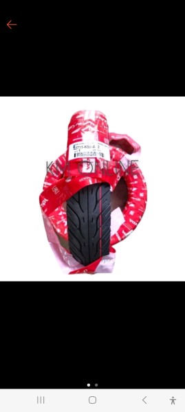 BAN BELAKANG TUBELESS MERK HONDA MATIC 90/90-14