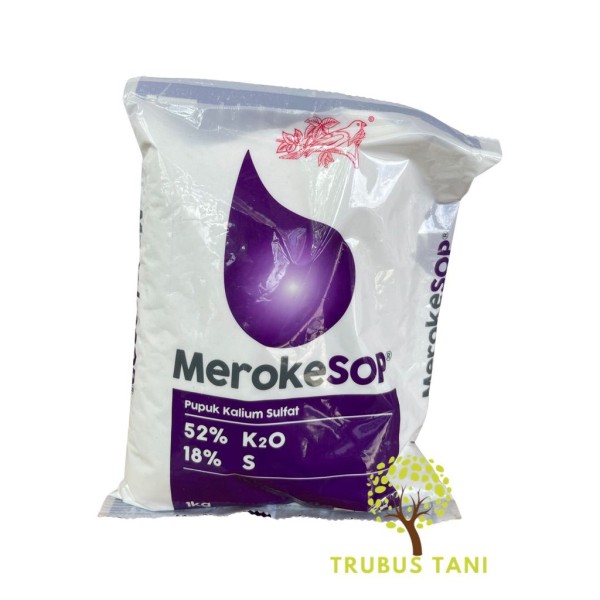 PUPUK MEROKE SOP 1 KG KEMASAN PABRIK HIDROPONIK KALIUM SULFAT