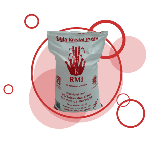 Gula kristal Rmi merah