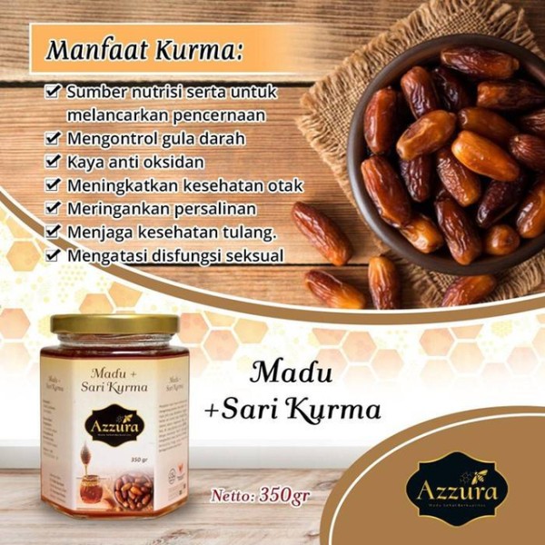 Madu Azzura Madu Sari Kurma 350gr
