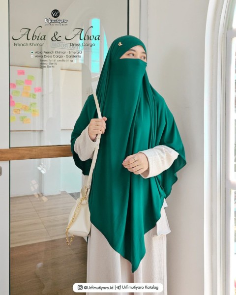 ABIA FRENCH KHIMAR EMERALD