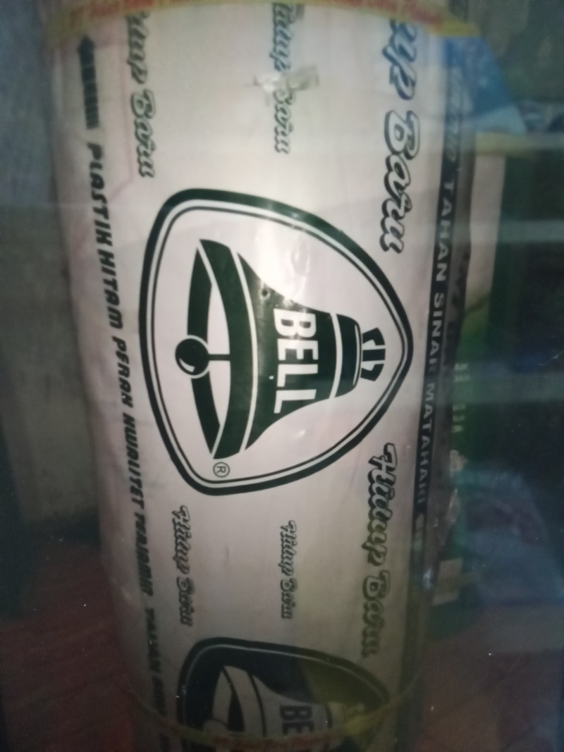 Plastik mulsa(bell)+lubang