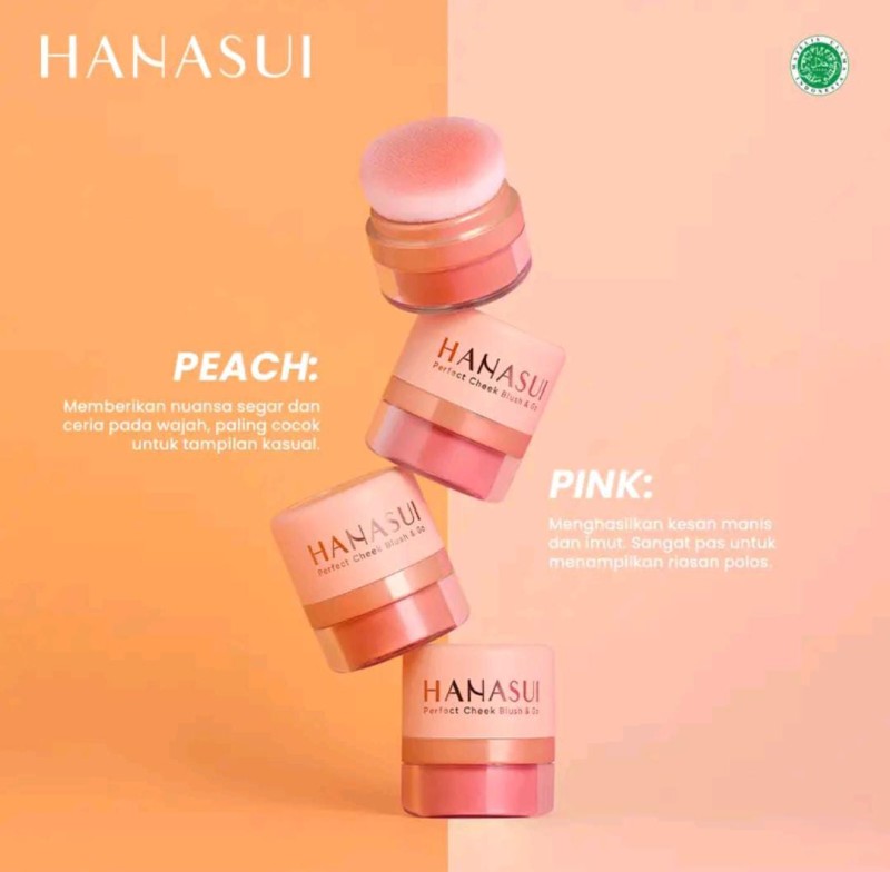 Hanasui perfect cheek blush & go