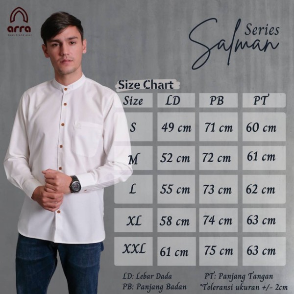 Arra - [PO] Baju Koko Salman Koko Daily Blue