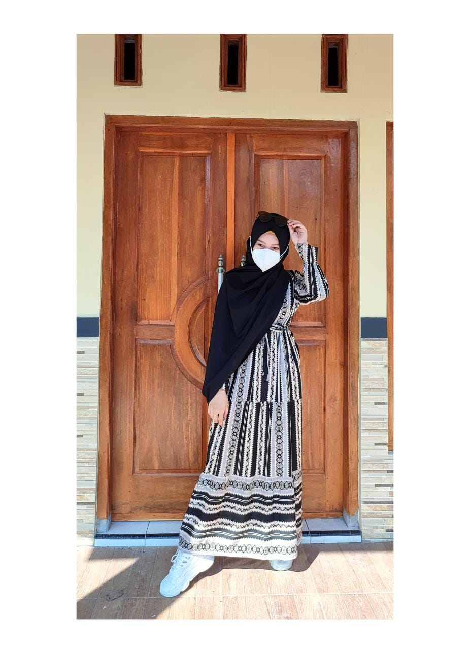 Alega Gamis motif Garis
