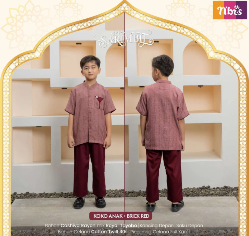 IFFA KOKO ANAK BRICK RED L10
