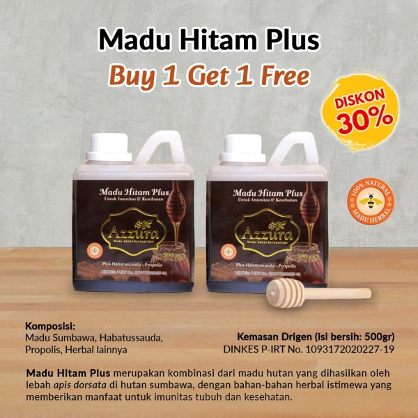 Azzura Madu Hitam Plus 500 gr