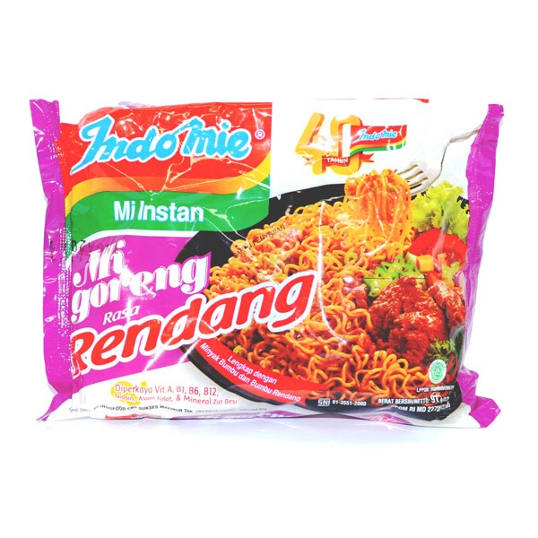 INDOMIE MIE GORENG RENDANG 91 GR isi 3
