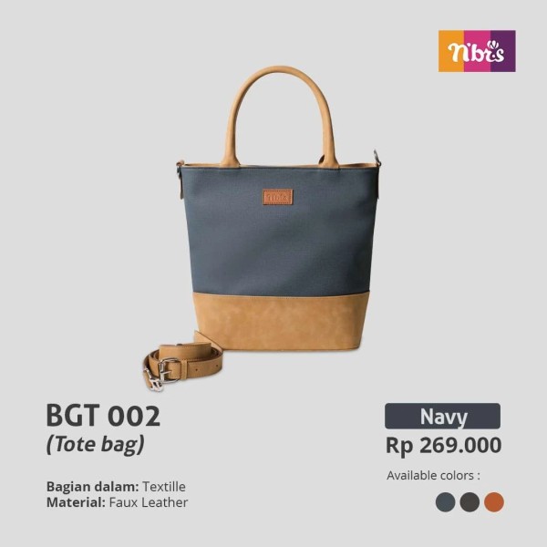 BGT TOTE BAG NAVY