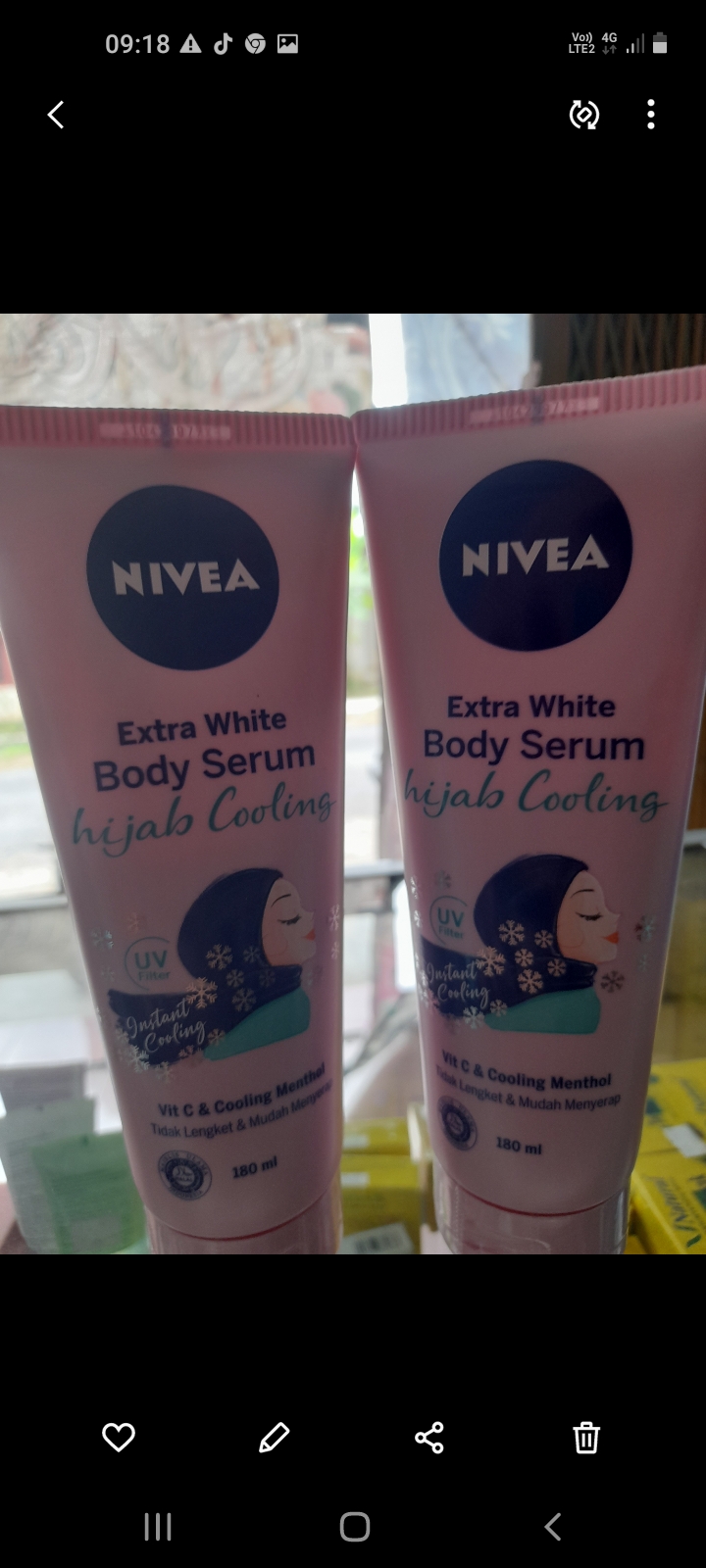 Nivea body serum