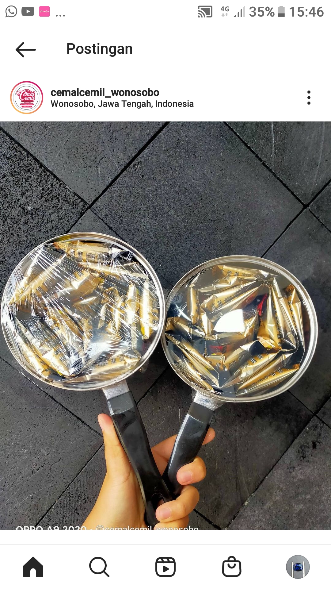 Kopi berhadiah panci