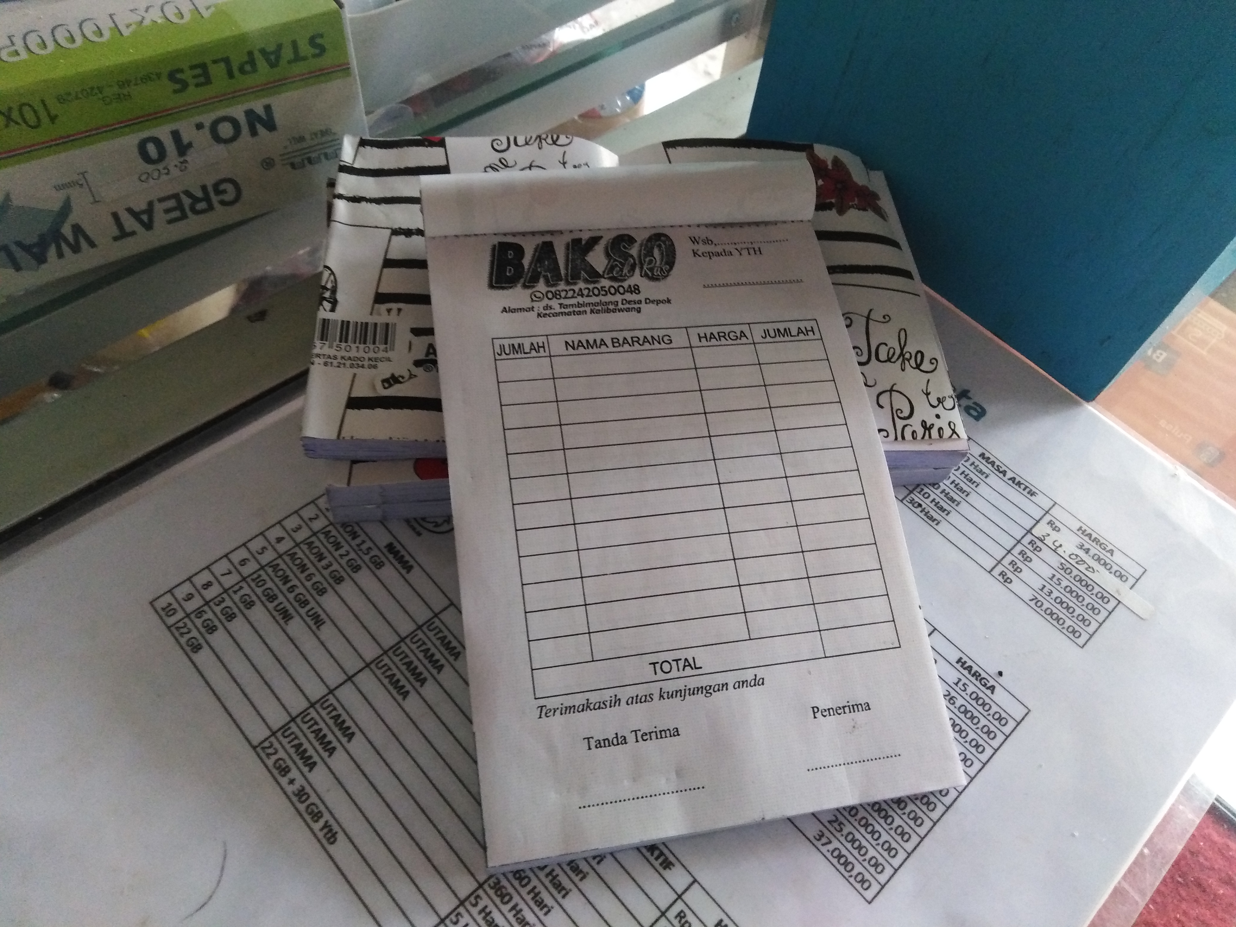Nota/kwitansi