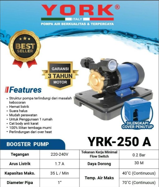 BOOSTER PUMP YORK YRK-250 A