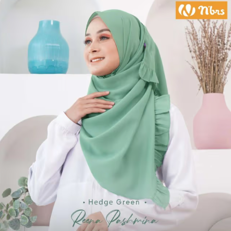 REENA PASHMINA HEDGE GREEN