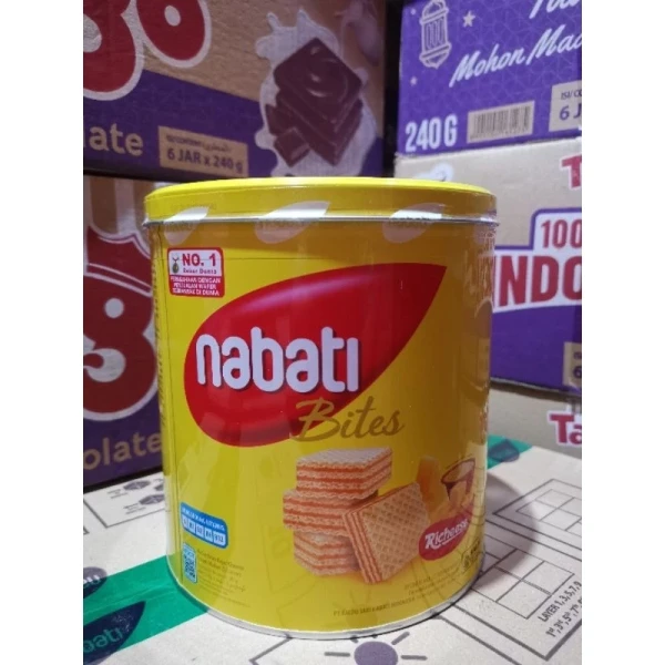 Nabati Bites Wafer Kaleng 287 gr 1 karton