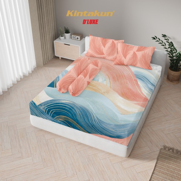 Kintakun - Kintakun Digital Printing 3D Sprei 120/160/180 Lembut Nyaman T25 Double Karet - Multivariant 180 x 200 Thalia