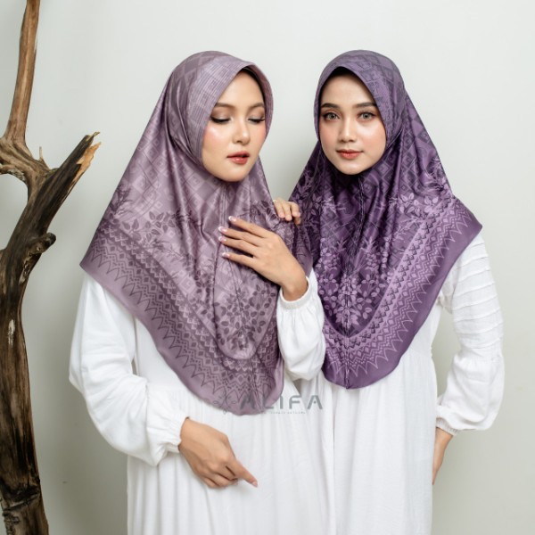 Myalifa kerudung Bergo Syari Standar Motif Salwa
