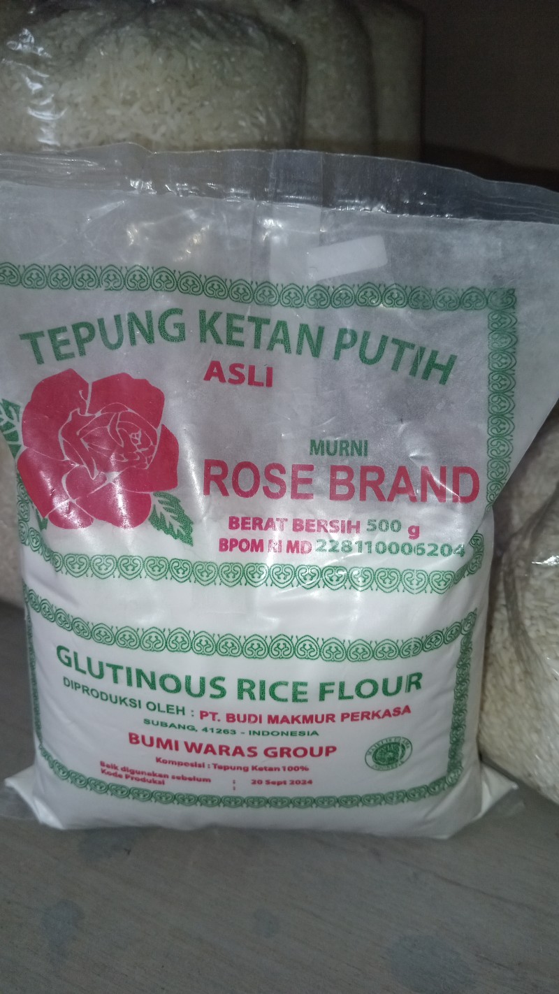 tepung ketan rose brand