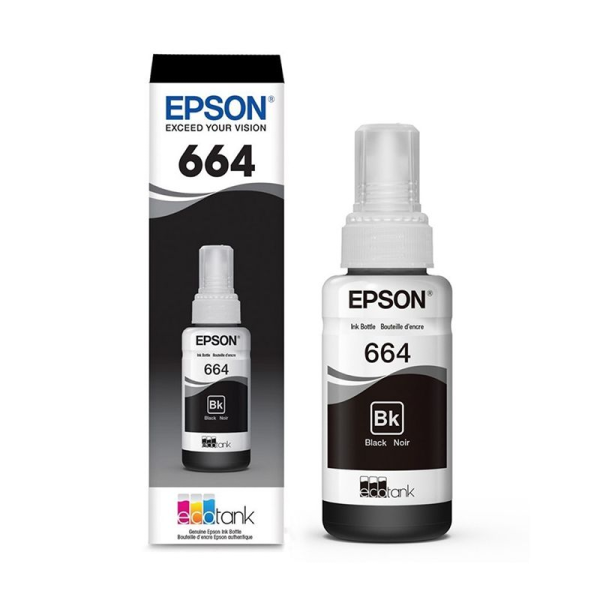 TINTA EPSON 664  BLACK