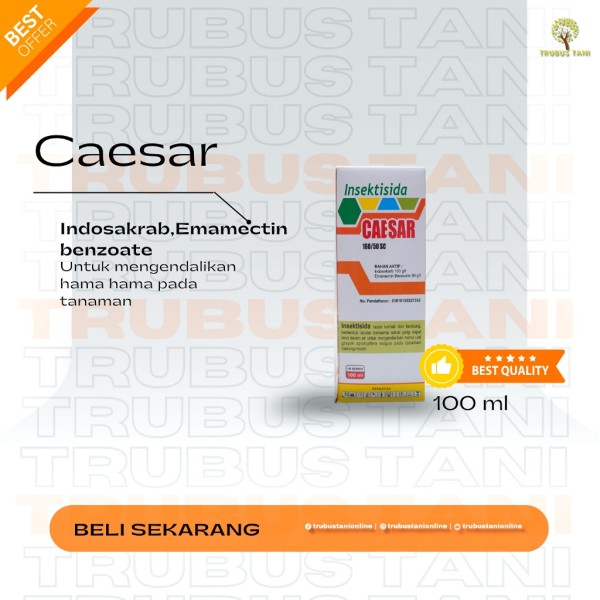 Insektisida CAESAR 160/50OD ukuran 100ml-pengendali ulat grayak pada tanaman PANEN RAYA