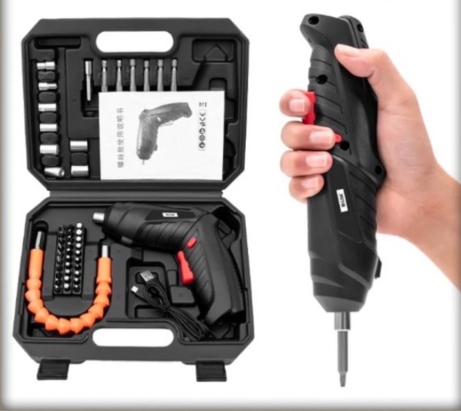 Drill Mini Mesin Obeng BOR Portable Tool Box