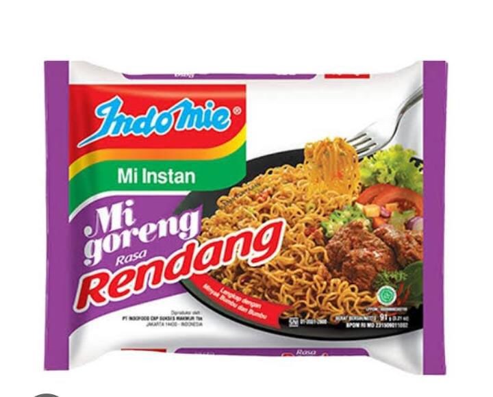 indomie goreng rendang