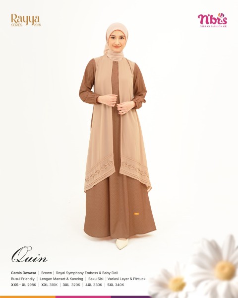 Quin Gamois Dewasa Brown