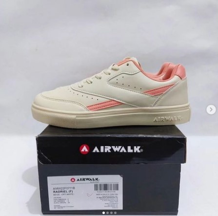 Airwalk Radriel-Putih Tulang Pink (Women) (Casual)