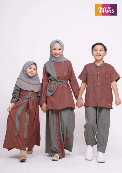 Sarimbit Koko dan gamis keluarga (anak-anak)