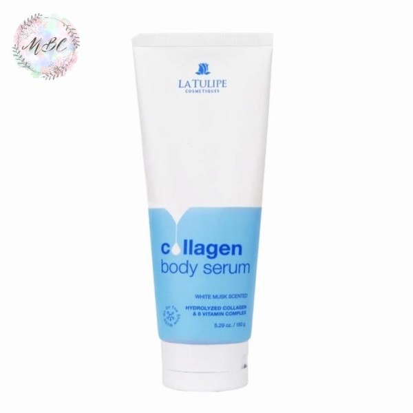 LA TULIPE COLLAGEN BD SRM WHT MUSK SCENTED 150GR