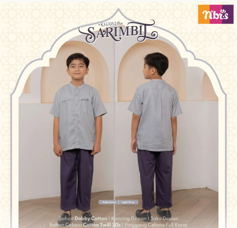 KHAWLA KOKO ANAK LIGHT GREY L10