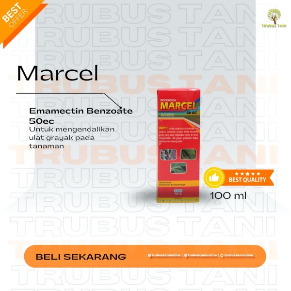 INSEKTISIDA HAMA ULAT MARCEL 50 EC 100ml PANEN RAYA
