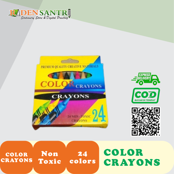 Color Crayons 24 Colors