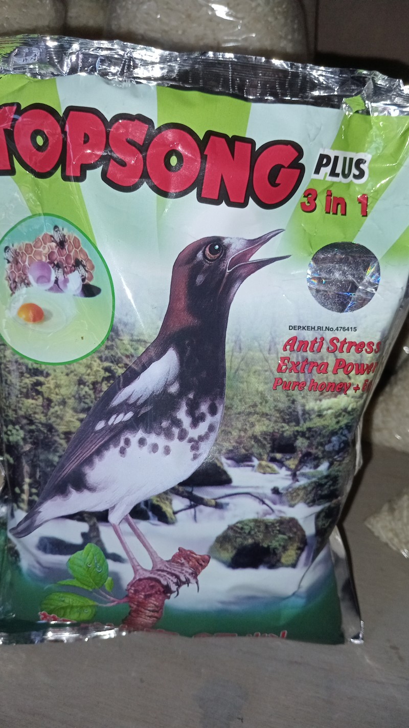 pakan burung topsong