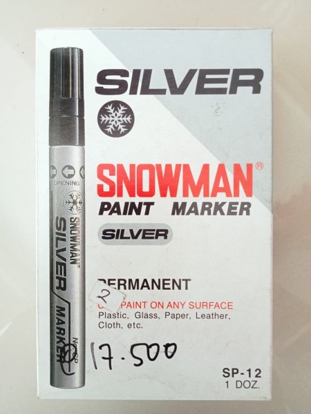 Spidol permanen Silver