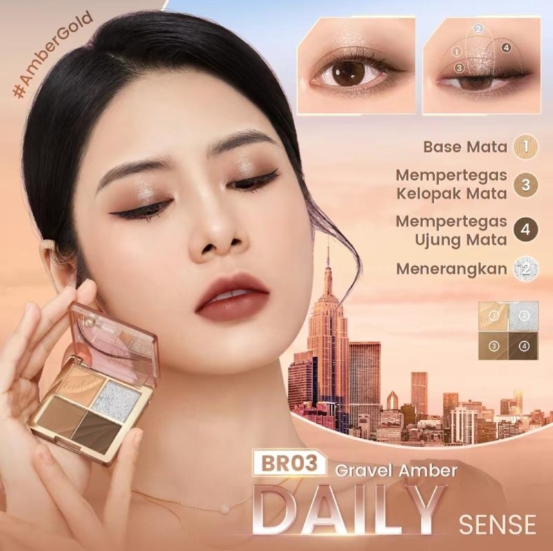 Focallure 4 pan eyeshadow pallete