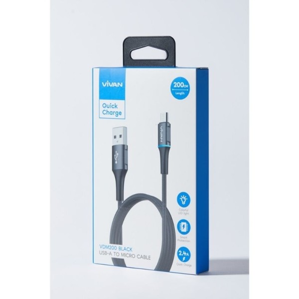 KABEL DATA VIVAN VDM200 BLACK