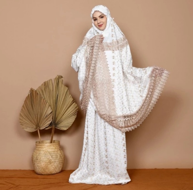 Mukena Zayyi Turkey Full Bordir