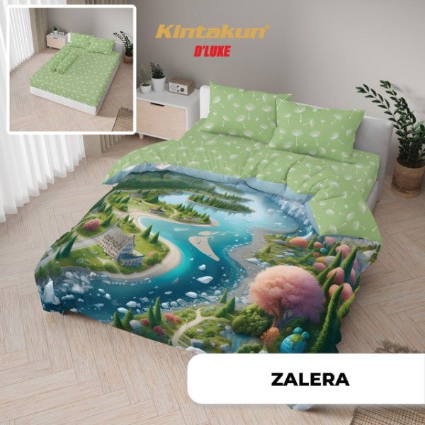 Kintakun Bedcover 3D Printing Zalera Set size 180x200