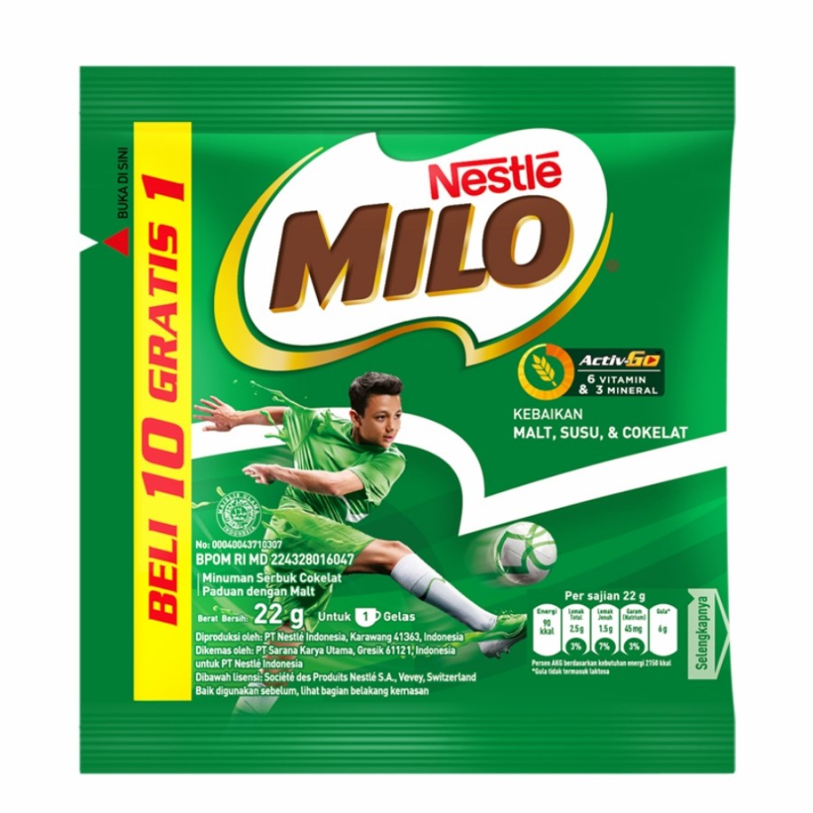 Milo Activ-Go Bag 11x22g