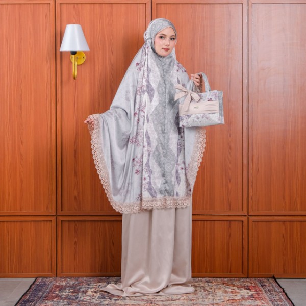 qaydstoreid - Free Sejadah Mukena Zahra 2in1 Armani Silk Premium Jumbo Mewaah Jumbo Zahra Coksu