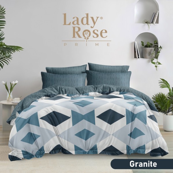 Lady Rose Prime Bedcover set 180x200 tinggi 30cm Granith