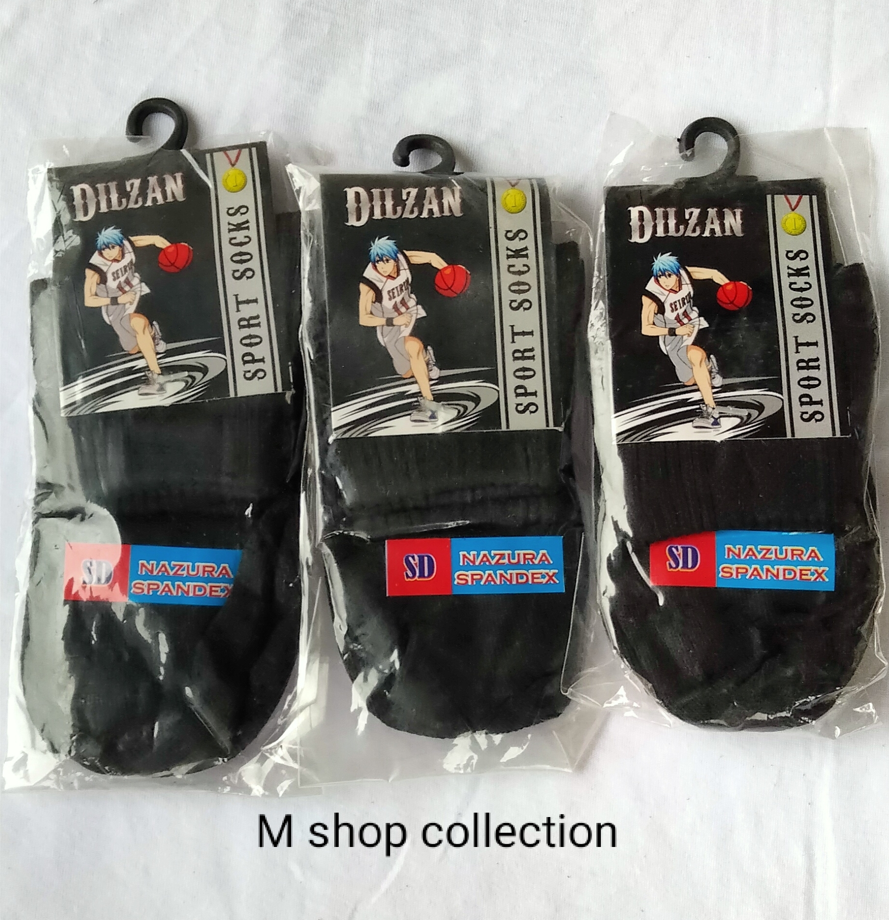 Kaos kaki sd hitam pendek