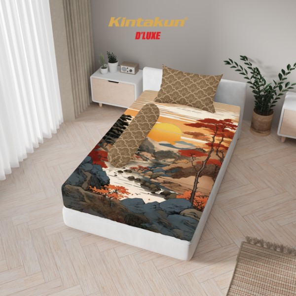 Kintakun - Kintakun Digital Printing 3D Sprei 120/160/180 Lembut Nyaman T25 Double Karet - Multivariant 120 x 200 Yamato