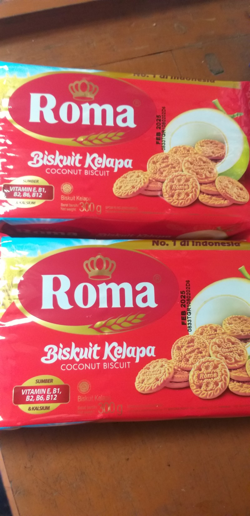 biskuit roma kelapa