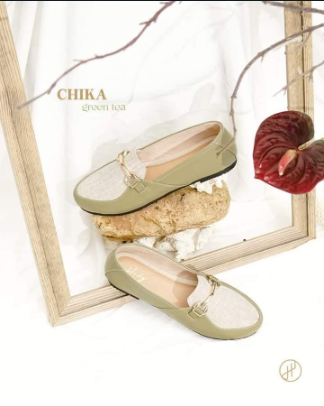 CHIKA SHOES GREEN TEA
