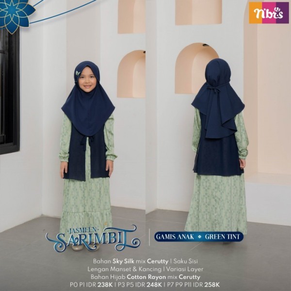JASMEEN GAMIS ANAK GREEN TINT